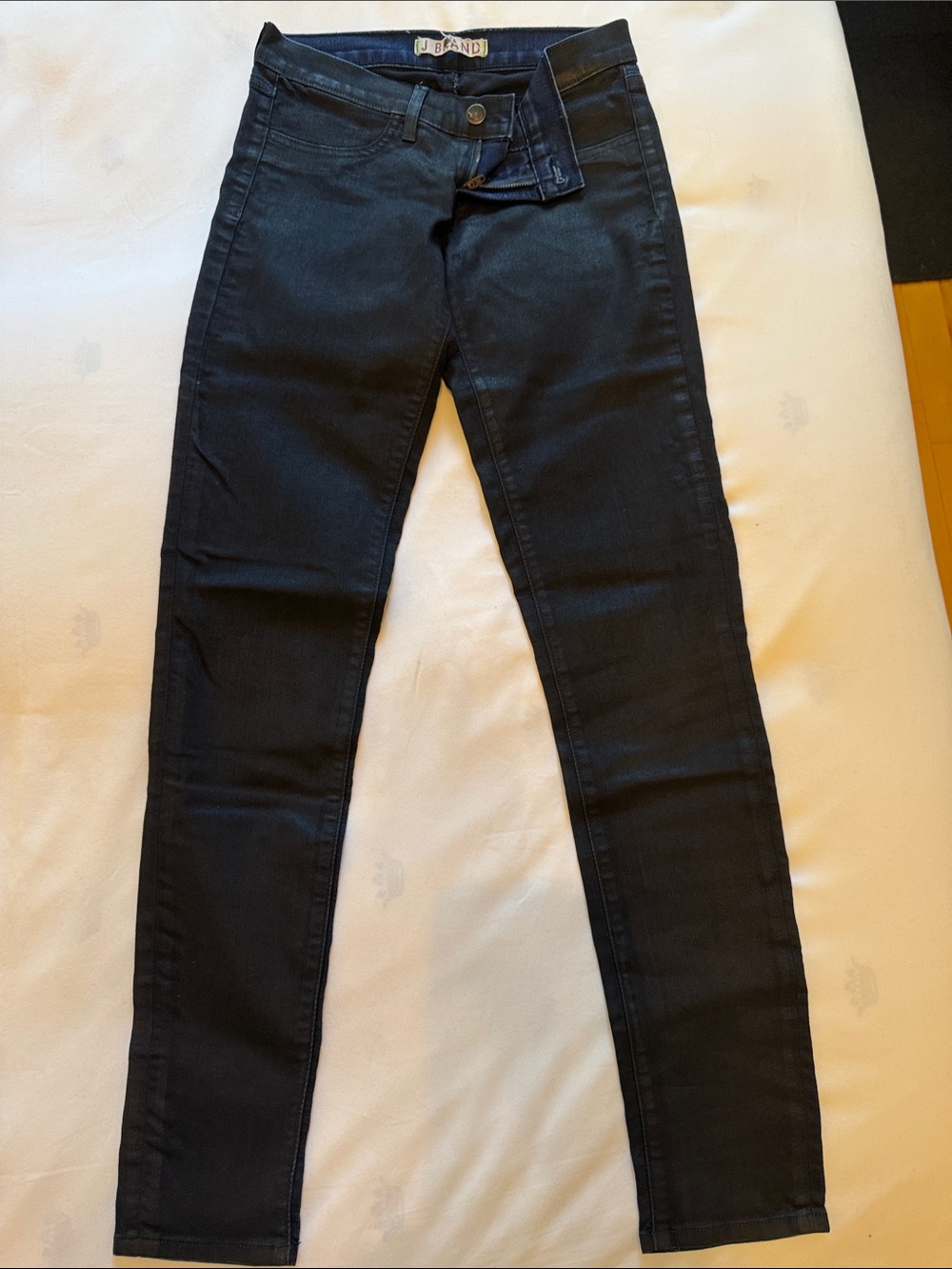 J Brand Dark Black Skinny Jeans